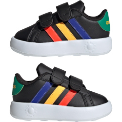 adidas Grand Court 2.0 Sneaker Kinder A0QM - cblack/lucblu/cougrn 26