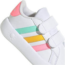 adidas Grand Court 2.0 Sneaker Kinder 01F7 - ftwwht/pulmin/beampk 25