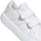 adidas Grand Court 2.0 Sneaker Kinder 01F7 - ftwwht/ftwwht/greone 19