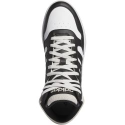 adidas Hoops 3.0 Mid Classic Vintage Sneaker 01F7 - ftwwht/cblack/orbgry 42