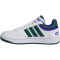 adidas Sportswear Hoops Sneaker Kinder 01F7 - ftwwht/cgreen/lioblu 33