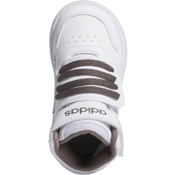 adidas Hoops Mid-Top Baby-Sneaker 01F7 - ftwwht/orbgry/putgre 26.5