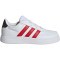 adidas Breaknet Court Lace Sneaker Kinder JH6677 - cloud white/better scarlet/carbon 34