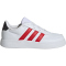 adidas Breaknet Court Lace Sneaker Kinder JH6677 - cloud white/better scarlet/carbon 34