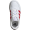 adidas Breaknet Court Lace Sneaker Kinder JH6677 - cloud white/better scarlet/carbon 34