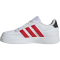 adidas Breaknet Court Lace Sneaker Kinder JH6677 - cloud white/better scarlet/carbon 34