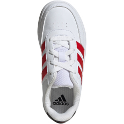 adidas Breaknet Court Lace Sneaker Kinder 01F7 - ftwwht/betsca/carbon 35
