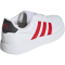 adidas Breaknet Court Lace Sneaker Kinder 01F7 - ftwwht/betsca/carbon 35