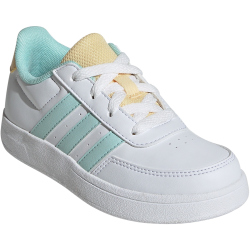 adidas Breaknet Court Lace Sneaker Kinder 01F7 - ftwwht/seflaq/orgtin 32