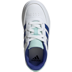 adidas Breaknet Court Lace Sneaker Kinder 01F7 - ftwwht/selubl/halmin 31