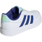 adidas Breaknet Court Lace Sneaker Kinder 01F7 - ftwwht/selubl/halmin 32