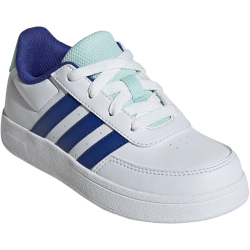 adidas Breaknet Court Lace Sneaker Kinder 01F7 - ftwwht/selubl/halmin 35