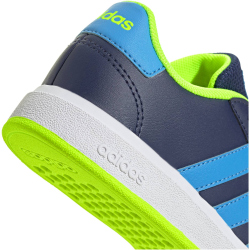 adidas Grand Court Lace-Up Sneaker Kinder 043A - dkblue/blubrs/luclem 38 2/3
