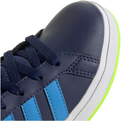 adidas Grand Court Lace-Up Sneaker Kinder 043A - dkblue/blubrs/luclem 38 2/3
