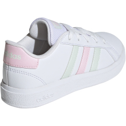 adidas Grand Court Lace-Up Sneaker Kinder 01F7 - ftwwht/cryjad/clpink 38 2/3