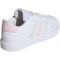 adidas Grand Court Lace-Up Sneaker Kinder 01F7 - ftwwht/cryjad/clpink 38 2/3