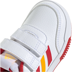 adidas Tensaur Hook and Loop Sneaker Kinder 01F7 - ftwwht/colred/cogold 24
