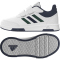 adidas Tensaur Hook and Loop Sneaker IF1729 - cloud white/collegiate green/collegiate navy 30