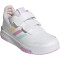 adidas Tensaur Hook and Loop Sneaker 01F7 - ftwwht/almblu/blilil 28