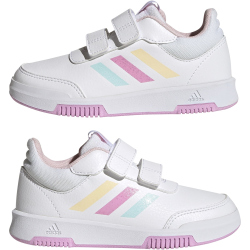 adidas Tensaur Hook and Loop Sneaker GW6453 - cloud white/almost blue/bliss lilac 30
