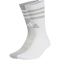 2er Pack adidas Performance Cushioned Sportswear 3-Streifen Glam Crew Socken Herren 001A - white/mgsogr 37-39