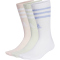 3er Pack adidas 3-Streifen Cushioned Crew Retro-Socken 001A - white/sanpin/lingrn 43-45
