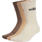 3er Pack adidas Linear Crew Cushioned Socken IZ0106 - wonder white/magic beige/earth strata 46-48