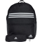 adidas Classic 3-Streifen Rucksack 095A - black/white