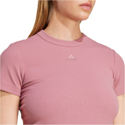 adidas Sportswear Ribbed Fitted T-Shirt Damen