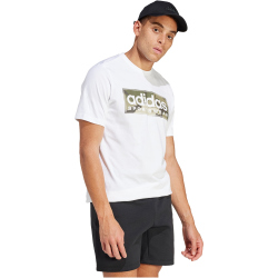 adidas Sportswear Camo Linear Graphic T-Shirt Herren