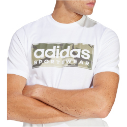 adidas Sportswear Camo Linear Graphic T-Shirt Herren