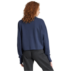 adidas Sportswear All SZN Ribbed V-Neck Sweatshirt Damen