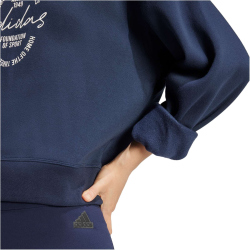 adidas Sportswear Signature Graphic Print Fleece Loose...