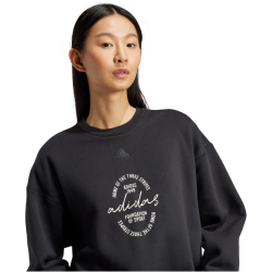 adidas Sportswear Signature Graphic Print Fleece Loose...