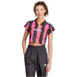 adidas Sportswear Tiro Cut 3-Streifen Print Baby Tee Cropped T-Shirt Damen