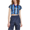 adidas Sportswear Tiro Cut 3-Streifen Print Baby Tee Cropped T-Shirt Damen