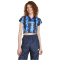 adidas Sportswear Tiro Cut 3-Streifen Print Baby Tee Cropped T-Shirt Damen