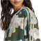 adidas Sportswear Essentials 3-Streifen Camo-Print Cropped Sweatshirt Damen