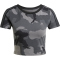 adidas Sportswear Essentials 3-Streifen Camo Print Baby Tee Cropped T-Shirt Damen