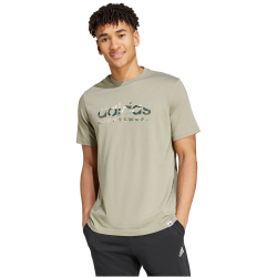 adidas Sportswear Camo Linear Graphic T-Shirt Herren