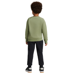 adidas Essentials Logo Fleece Jogginganzug Kinder A98F - tengrn/white 104