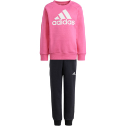 adidas Essentials Logo Fleece Jogginganzug Kinder AEK7 - pulmag/white 110