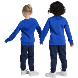 adidas Essentials Logo Fleece Jogginganzug Kinder AETC - selubl/white 110