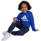adidas Essentials Logo Fleece Jogginganzug Kinder AETC - selubl/white 110