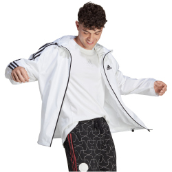 adidas Sportswear Essentials 3-Streifen Woven Windbreaker Herren 001A - white S