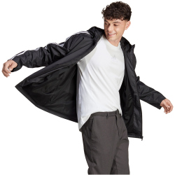 adidas Sportswear Essentials 3-Streifen Woven Windbreaker Herren 095A - black S