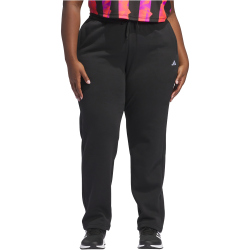 adidas Sportswear Essentials Small Logo Feel Cozy Open Hem Jogginghose Damen 095A - black 1X (46-48)