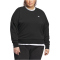 adidas Sportswear Essentials Small Logo Feel Cozy Sweatshirt Damen 095A - black/white 1X (46-48)