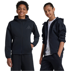 adidas Z.N.E. Sweatjacke Kinder JF2847 - black/black 140