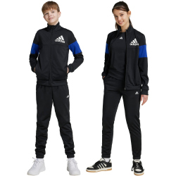 adidas Sportswear Back To School Trainingsanzug Kinder 095A - black/selubl 104